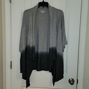 Status By Chenault Ombré Sweater Wrap NWOT